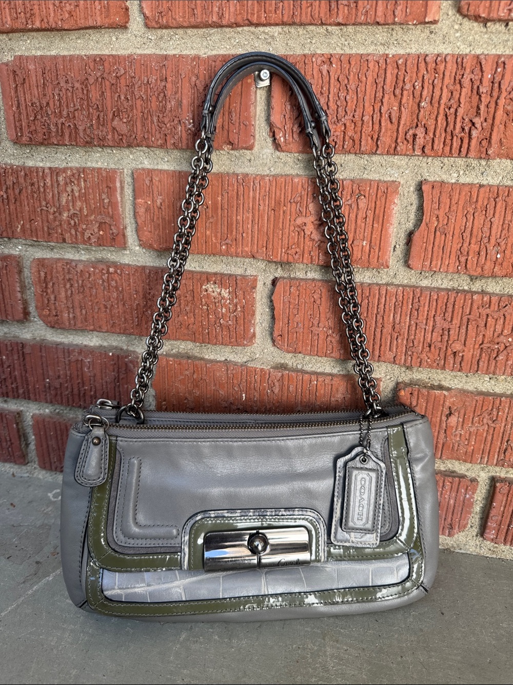 Coach Croc Leather Bag